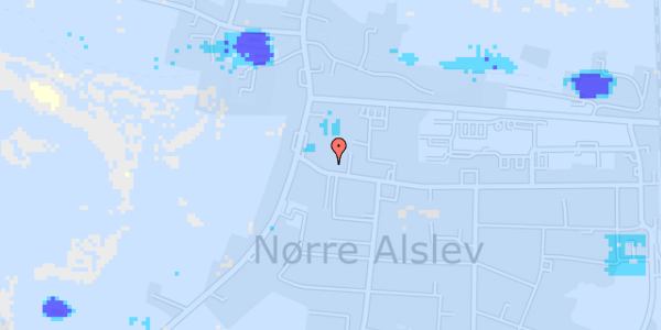 Ekstrem regn på Nr Alslev Langgade 82