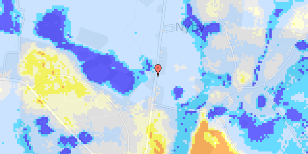 Ekstrem regn på Nybyvej 32