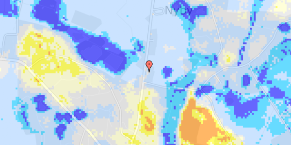 Ekstrem regn på Nybyvej 49