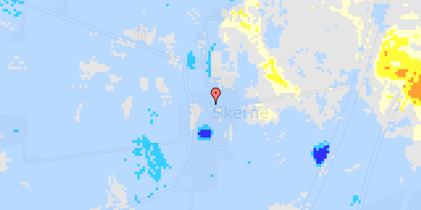 Ekstrem regn på Skerne Gade 19