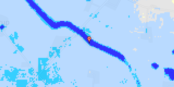 Ekstrem regn på Storstrømsvej 80