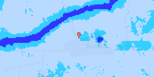 Ekstrem regn på Sundbyvej 14