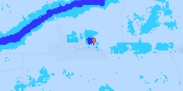 Ekstrem regn på Sundbyvej 43