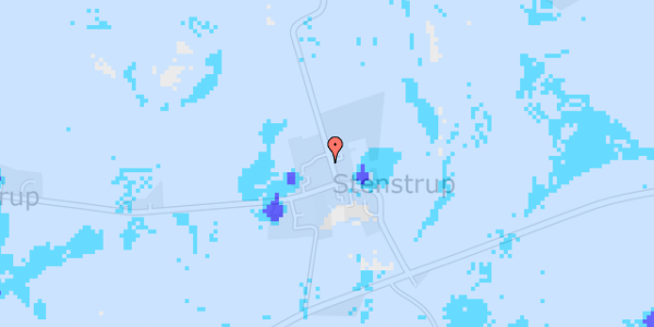 Ekstrem regn på Ambæk Mark 8