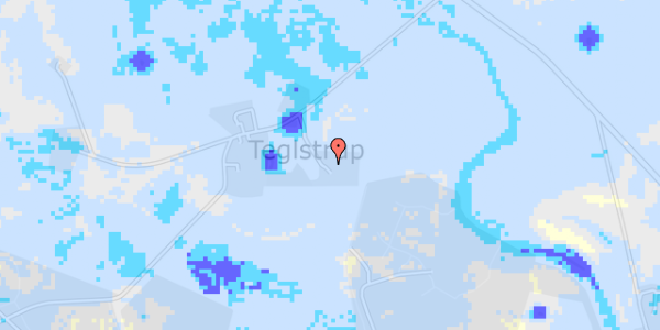 Ekstrem regn på Teglstrupvej 1