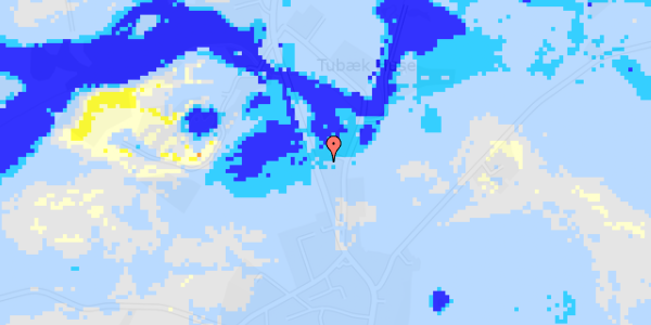 Ekstrem regn på Tubæk Møllevej 12