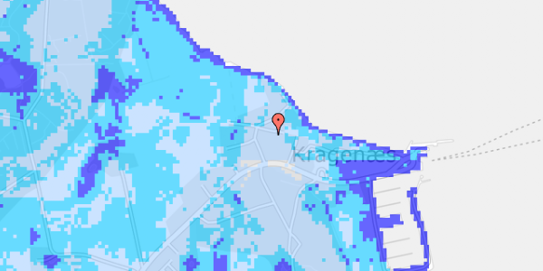 Ekstrem regn på Strandparken 10