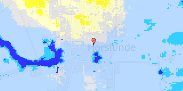 Ekstrem regn på Borresvej 1