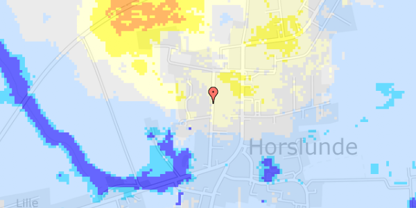 Ekstrem regn på H. C. Skottesvej 29