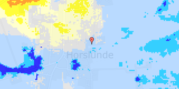 Ekstrem regn på Hans Fugls Vej 18