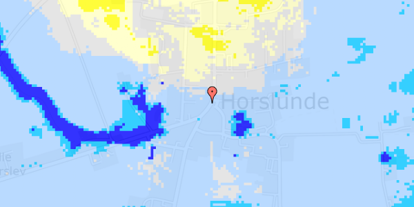 Ekstrem regn på Hovedgaden 9