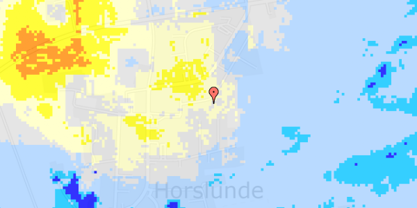 Ekstrem regn på Møllevænget 15