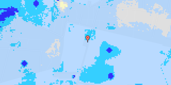 Ekstrem regn på Maglehøjvej 222