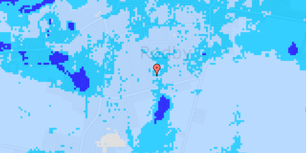 Ekstrem regn på Byfogedvej 35