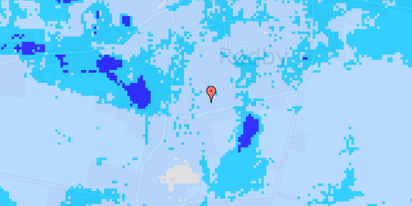 Ekstrem regn på Hagelundsvej 24