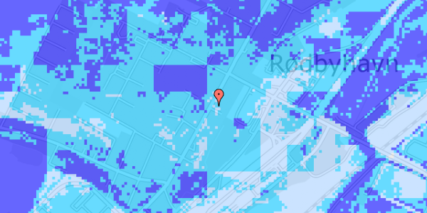 Ekstrem regn på Havnegade 46B