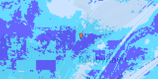 Ekstrem regn på Havnegade 96