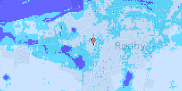 Ekstrem regn på Kirke Allé 24