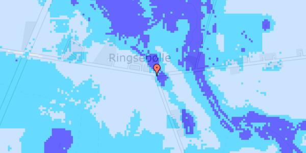 Ekstrem regn på Ringsebøllevej 36