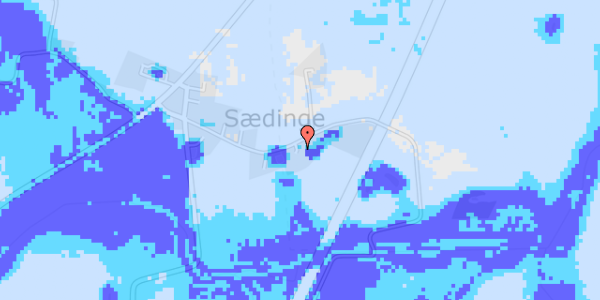 Ekstrem regn på Sædinge By 12