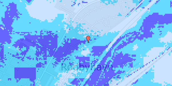 Ekstrem regn på Østervang 22