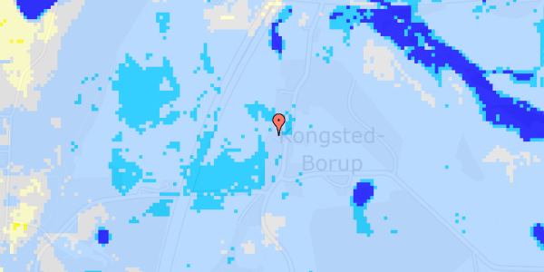 Ekstrem regn på Borupvej 16