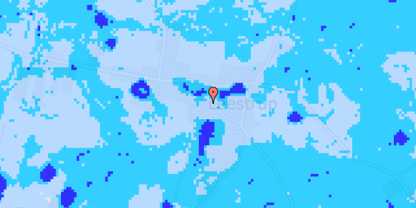 Ekstrem regn på Leestrup Byvej 16