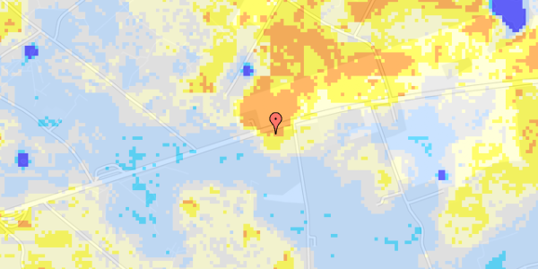 Ekstrem regn på Ny Næstvedvej 81