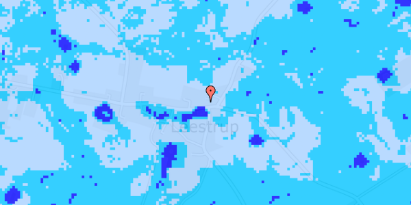 Ekstrem regn på Stavnstrupvej 63