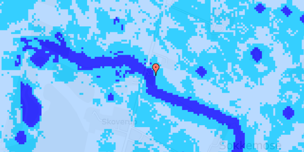 Ekstrem regn på Vordingborgvej 491