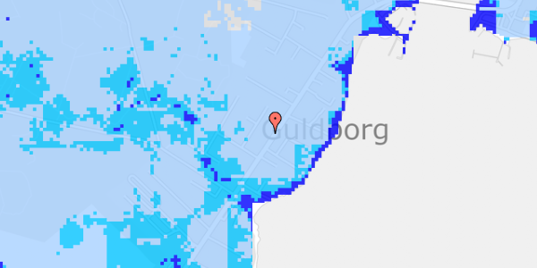 Ekstrem regn på Guldborgvej 175