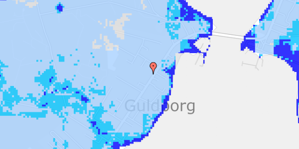 Ekstrem regn på Guldborgvej 193