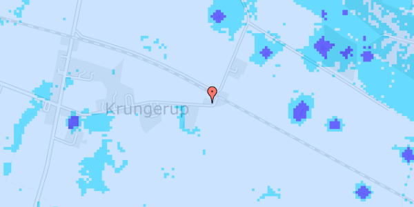 Ekstrem regn på Krungerupvej 17