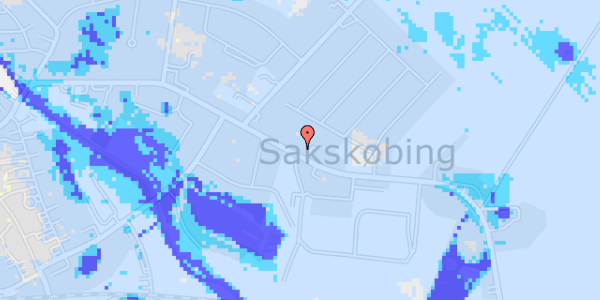 Ekstrem regn på Nykøbingvej 83