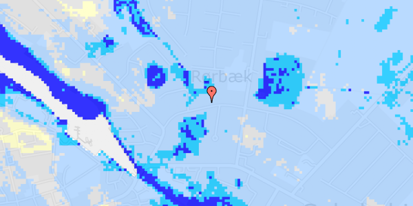 Ekstrem regn på Rosenvang 15