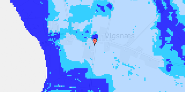 Ekstrem regn på Vigsnæs Byvej 21