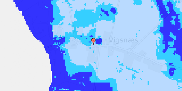 Ekstrem regn på Vigsnæs Byvej 26