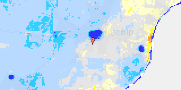 Ekstrem regn på Højerup Skovvej 1