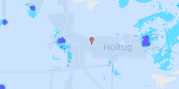 Ekstrem regn på Holtug Linievej 15