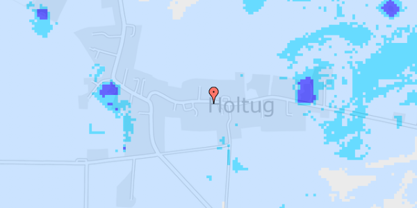 Ekstrem regn på Holtug Linievej 26