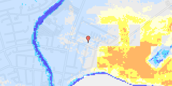 Ekstrem regn på Korsnæbsvej 13