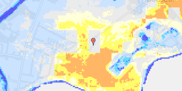 Ekstrem regn på Korsnæbsvej 28