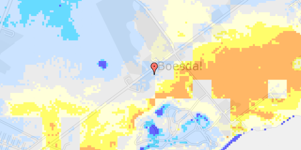 Ekstrem regn på Korsnæbsvej 32