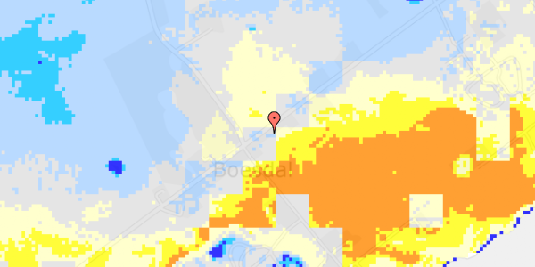 Ekstrem regn på Korsnæbsvej 48