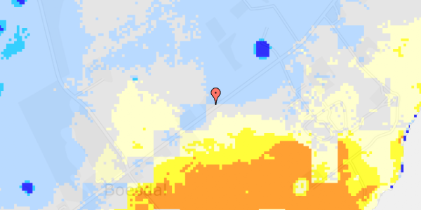 Ekstrem regn på Korsnæbsvej 61