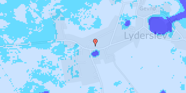 Ekstrem regn på Lyderslev Bygade 22