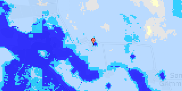 Ekstrem regn på Eriksdalsvej 10