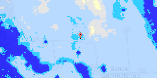 Ekstrem regn på Eriksdalsvej 15