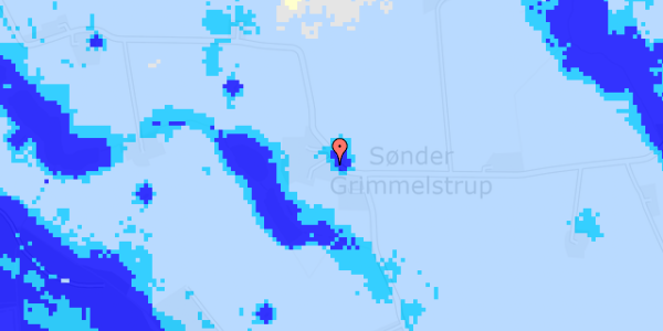 Ekstrem regn på Eriksdalsvej 18