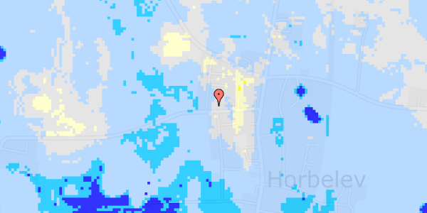 Ekstrem regn på Eriksdalsvej 23